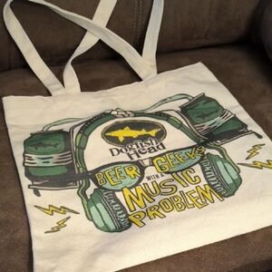Dogfish Head Beer & Geeks & Music Graphic Tote Bag 🎵🎶🎵🎶🎵